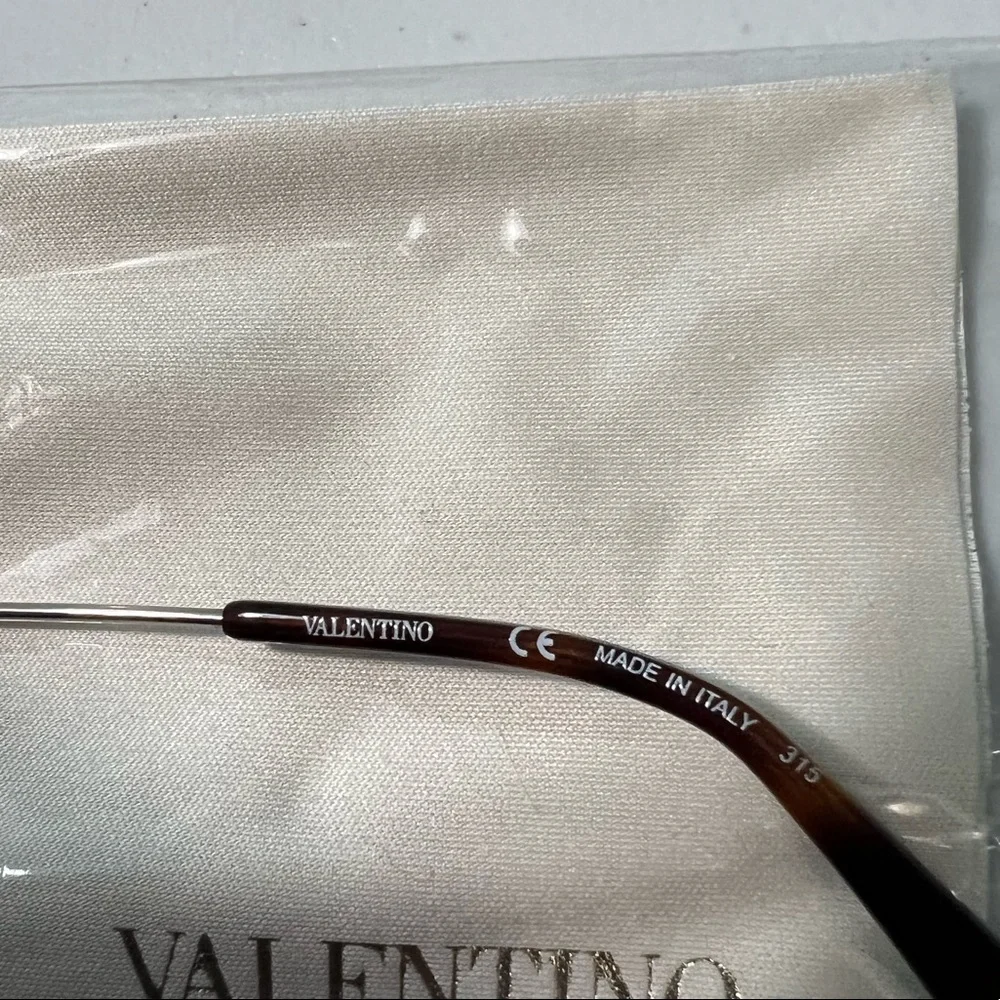 Valentino Silver Aviator Sunglasses - Picture 11 of 16